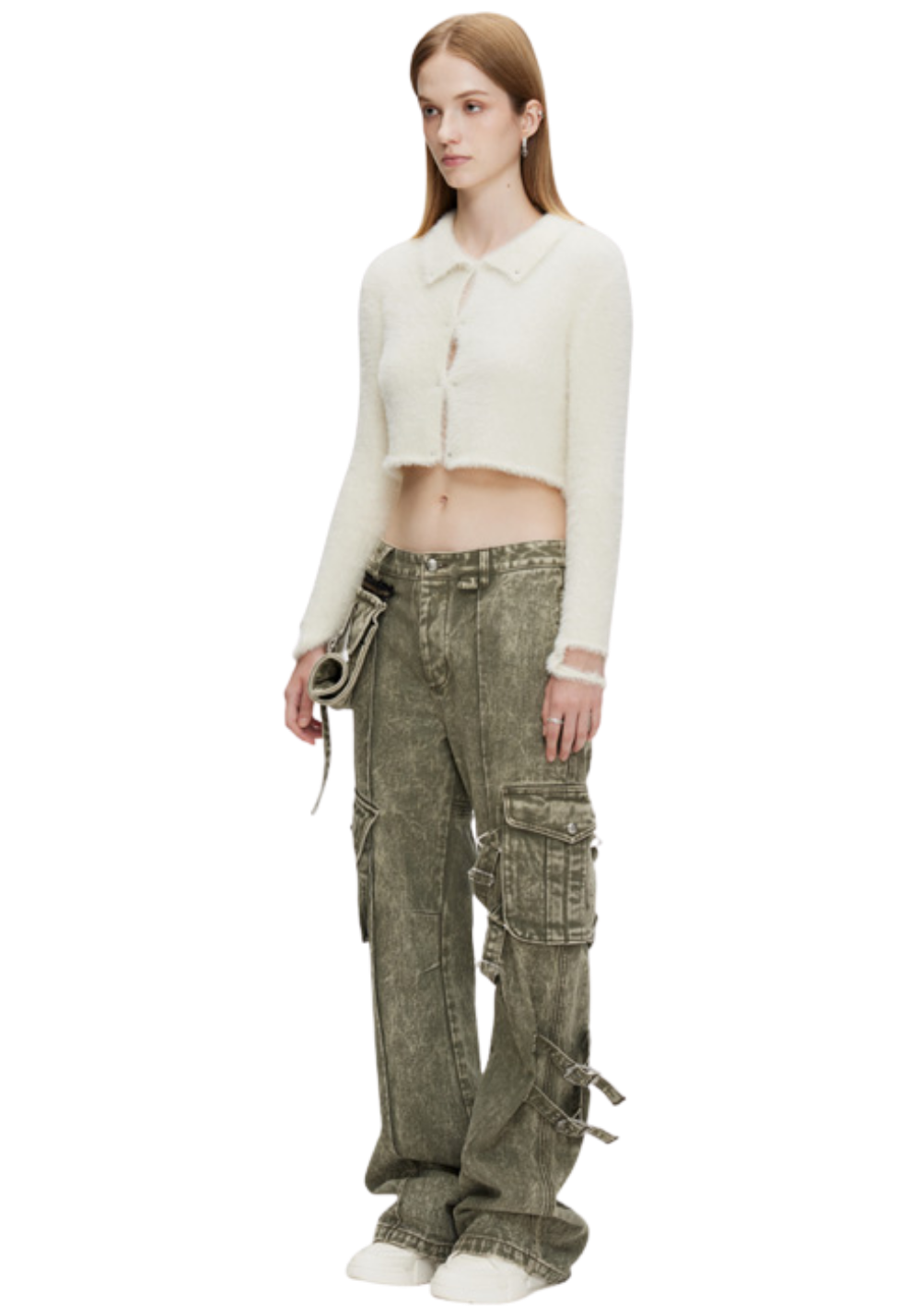 Fleece Rivet Cardigan - PSYLOS 1, Fleece Rivet Cardigan, Sweater, The Last Redemption, PSYLOS 1